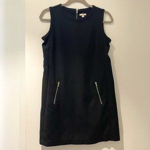 GAP Black Sleeveless Moto Dress - 4